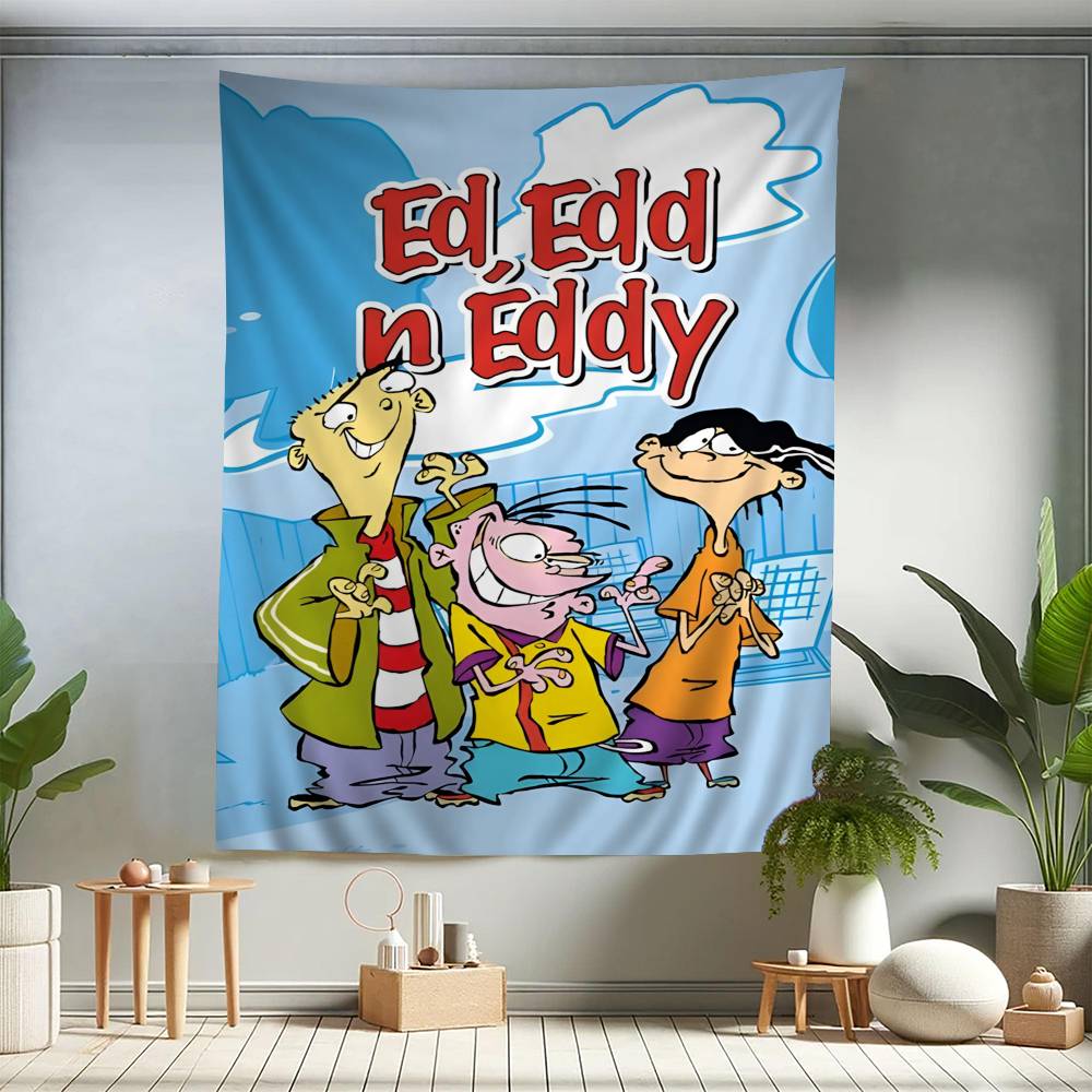 Мультяшный EEd Edd N Eddy Аниме Принт Большой Настенный Гобелен Дешевый Хиппи Настенное Полотно Богемные Настенные Гобелены Мандала Домашний Декор