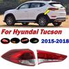 Для Hyundai Tucson 2015 2016 2017 2018 Автоаксессуары Задний Внутренний Внешний Задний Фонарь Светодиодный Задний Противотуманный Фонарь Автоматический Указатель Поворота Стоп-сигнал