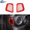 2 шт. Красная накладка на воздуховоды на приборной панели для Jeep Wrangler JL/JT