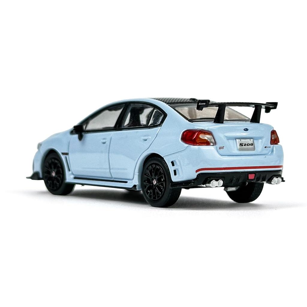 PAUDI MODEL масштабная модель автомобиля Subaru WRX STI S208 правый пептидный автомобиль синий 1/64