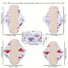 5Pcs/Set Washable Panty Liners Reusable Menstrual Pads High Quality Sanitary Napkins