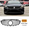 Совместимо с Mercedes-Benz E-Class W212/W213 E300L/E260L/E200L - Решетка радиатора AMG GT с вертикальными планками.