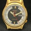 ВОССТАНОВЛЕННЫЕ SEIKO 5 АВТОМАТИЧЕСКИЕ ЯПОНСКИЕ 6309A НАРУЧНЫЕ ЧАСЫ С ЧЕРНЫМ ЦИФЕРБЛАТОМ a426403-2