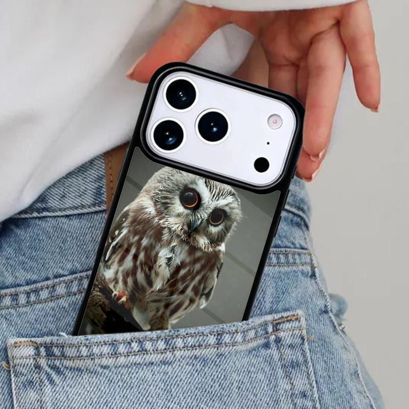 Чехол для телефона с рисунком животного «Сова» для iPhone 17 Pro Max 12 13 14 15 16e 17 Pro Max Plus Air Cover