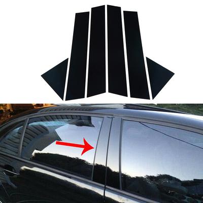6 шт./комплект Накладки на стойки кузова окон автомобиля для Chrysler 300 300C Dodge Magnum 2005 2006 2007 2008 2009 2010 Детали экстерьера