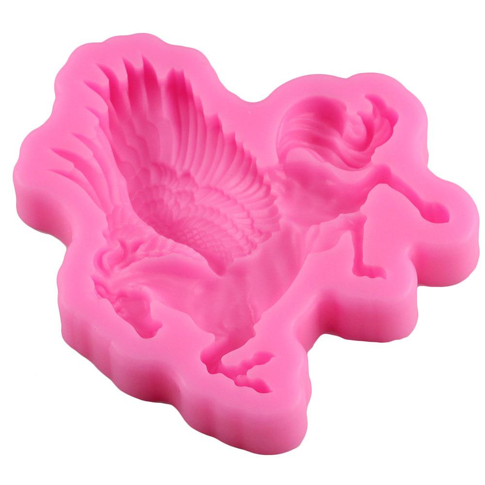Silicone Mold 3D Pegasus Horse Candy Chocolate Fondant Molds Sugarcraft Cake Decorating Tools Moulds