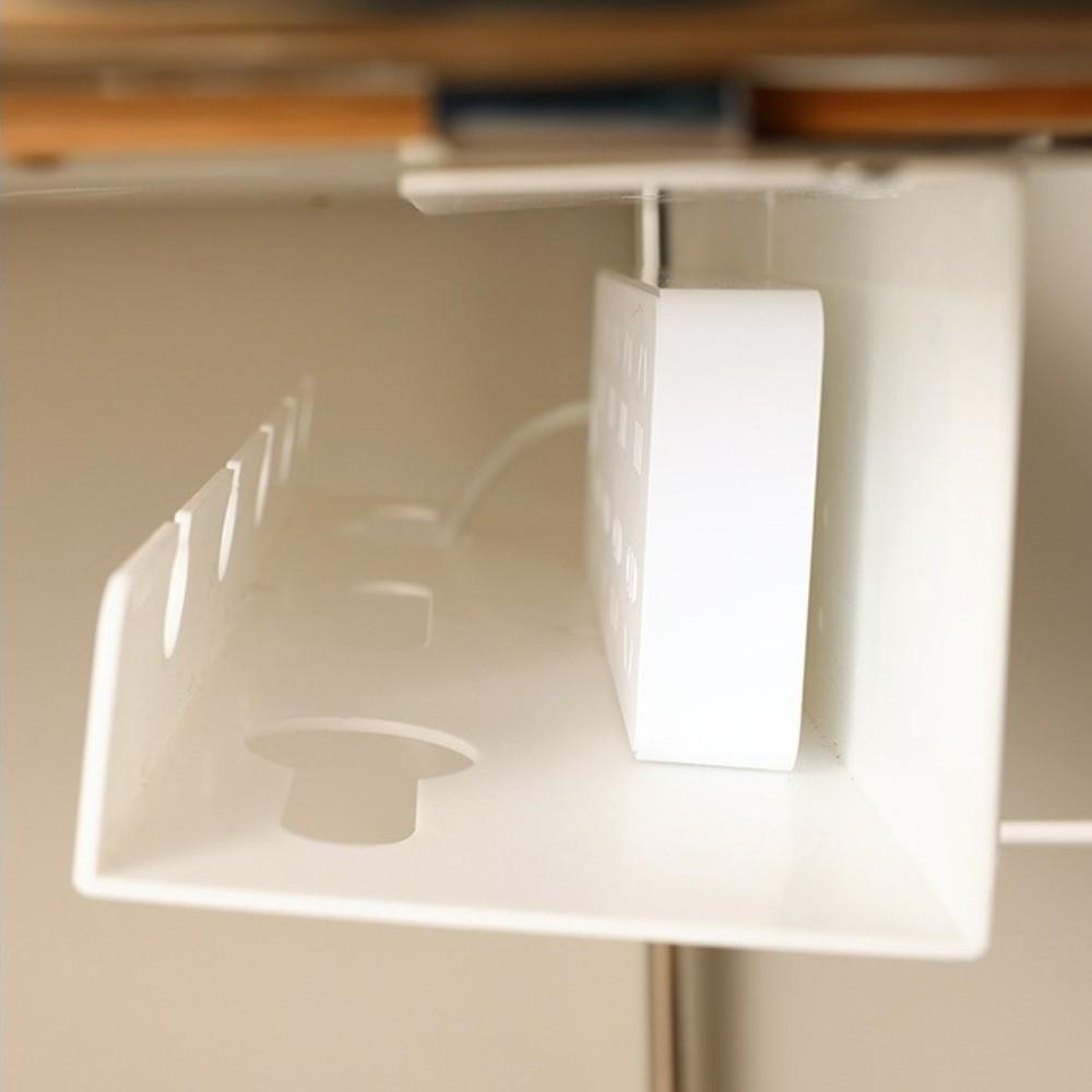 Versatile Under Desk Cable Management Rack Sturdy Socket Strip Holder  Student Dormitory