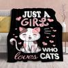 Black-themed cartoon animals Printed Blanket for Sofa Bed Travel Camping Living Room Office Conditioning Blanket