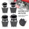 42mm 45mm 50mm Motorcycle Air Filters Universal ATV Scooter Pit Dirt Bike Stright Curved Right Mini Air Filter Cleaner