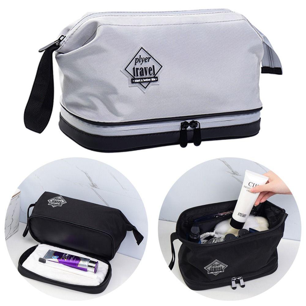 Большой вместительный органайзер для мелочей, водонепроницаемая сумка для туалетных принадлежностей, модная дорожная сумка для стирки, домашняя сумка