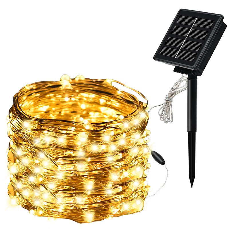 Outdoor Solar Remote Control LED String Lights