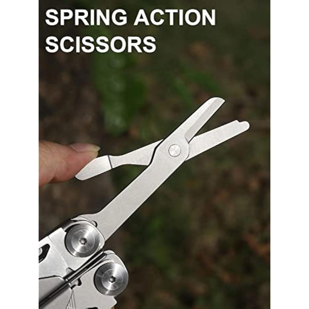 Многофункциональный инструмент 18 в 1 с предохранителем, многофункциональная сумка для инструментов из нержавеющей стали с нейлоновым чехлом, многофункциональная сумка для инструментов для выживания, походов и кемпинга