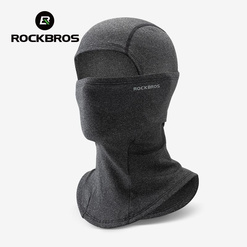 ROCKBROS Зимняя маска для велоспорта Флисовая Термозащитная Сохраняющая тепло Ветрозащитная Маска для лица для велоспорта Балаклава Лыжная маска Шапка для рыбалки Лыжного спорта Головной убор