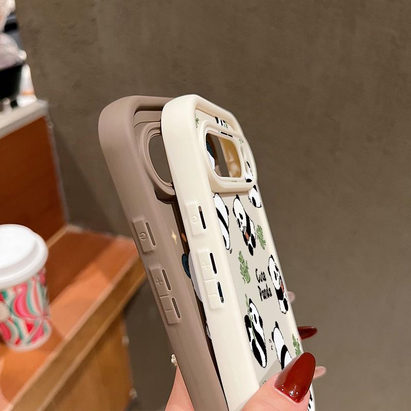 Мягкий чехол для телефона с рисунком милых панд для Google Pixel 9 Pro XL 8 Pro 8A TPU матовый противоударный защитный бампер для объектива