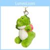 Adorable Plush Dinosaur Keychain Cute Cartoon Backpack Pendant Perfect Gift