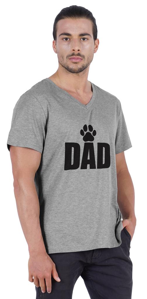 Inkmeso Мужская футболка с рисунком папы Футболка для папы из хлопкового джерси Футболка для собаки