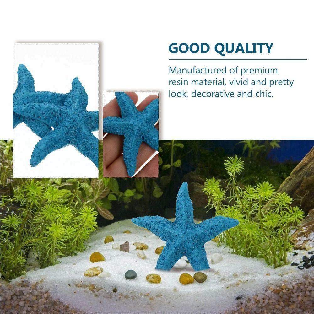 Cute Starfish Ornaments Resin Sea Stars Decoration Simulation Starfish  Wedding