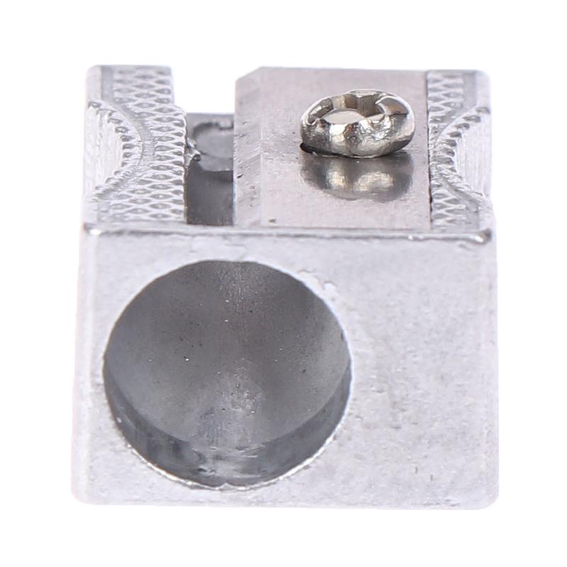 Точилка для карандашей со скошенной кромкой, практичные канцелярские принадлежности из алюминиевого сплава с одним отверстием