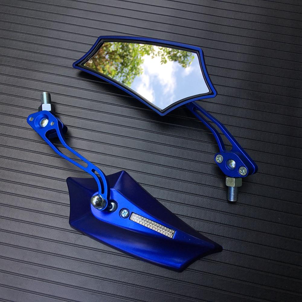 Для Suzuki Yamaha BMW универсальное 8 мм 10 мм зеркало заднего вида для мотоцикла ATV внедорожный байкерский мотоцикл