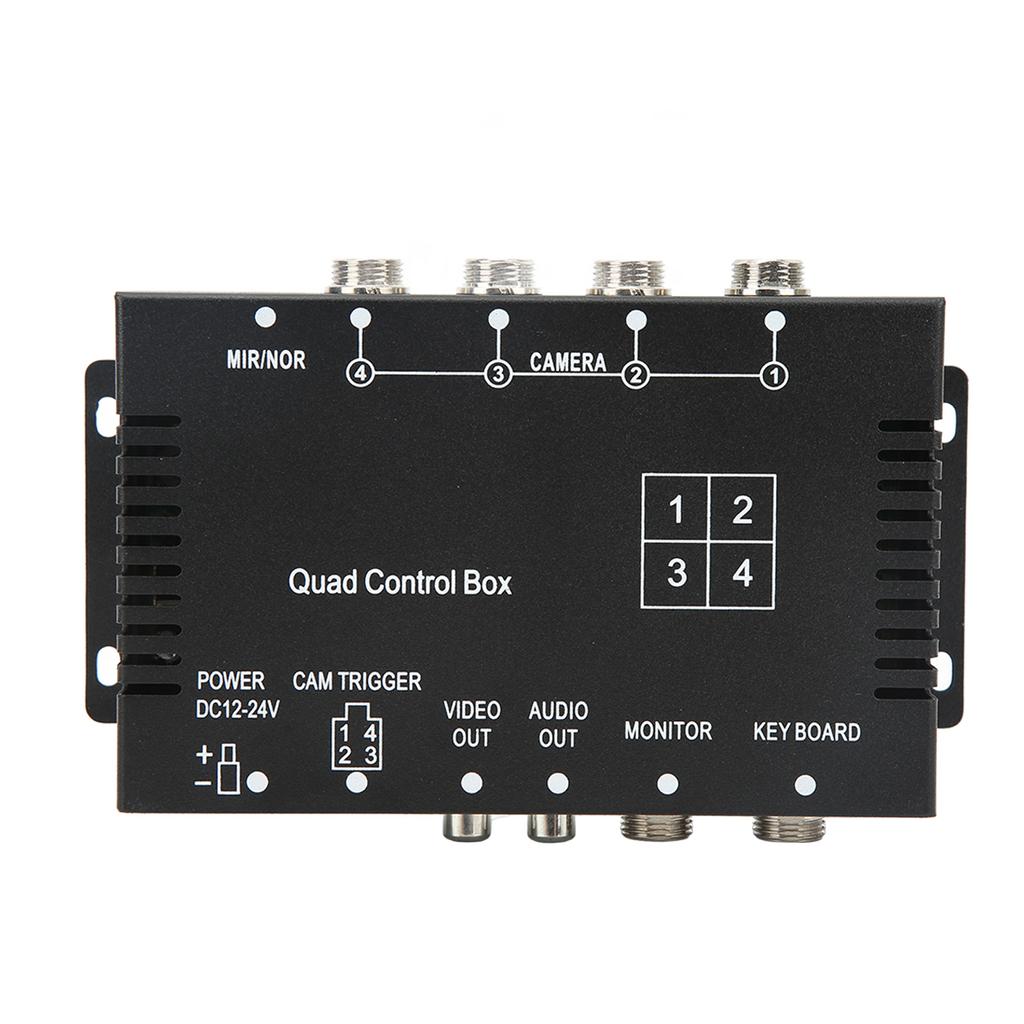 4-канальный видеоразветвитель блок управления DC12V 24V переключатель изображения пульт дистанционного управления высокой четкости для