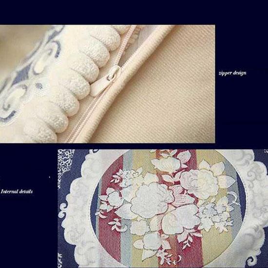 Моющиеся чехлы на подушки в европейском стиле с принтом, наволочка для дивана для гостиной, автомобильная подушка, подушка для поясничной поддержки, съемный чехол
