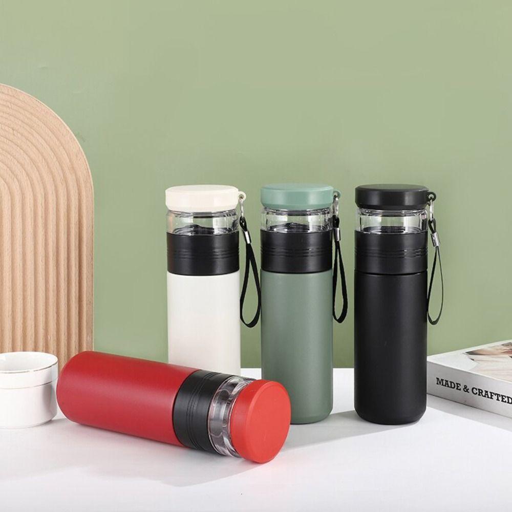 Stainless Steel Insulated Cup Leak-Proof Tea Infuser Bottle New Vacuum Mug