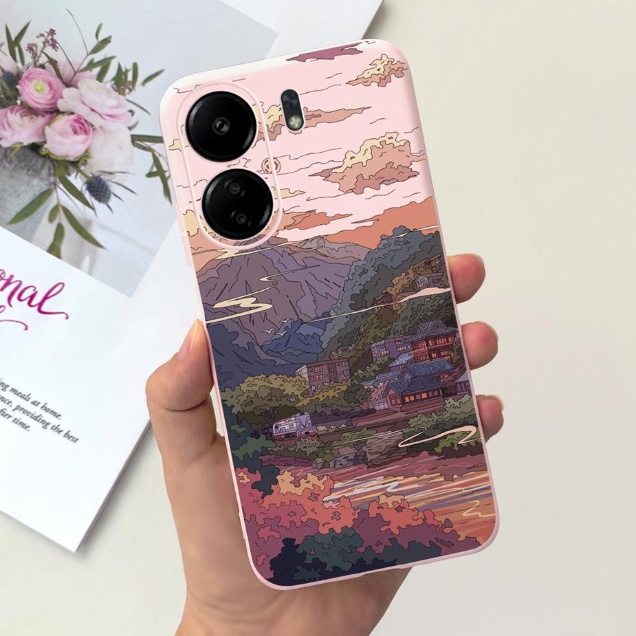 For Xiaomi Poco C65 Case Redmi 13C Cute Fashion Cartoon Cover Soft Silicone Phone Case For Xiaomi Redmi 13C Poco C65 C 65 Bumper