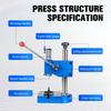 Ручной пресс Пружинный Настольный Ручной Дырокол Машина Валовый Пресс для Пробивки Пробивки Штамповки