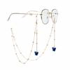 Simple Anti-lost Bead Zinc Zinc Alloy Eyewear Butterfly Mask Hanging Rope Neck Strap Metal Glasses Chains