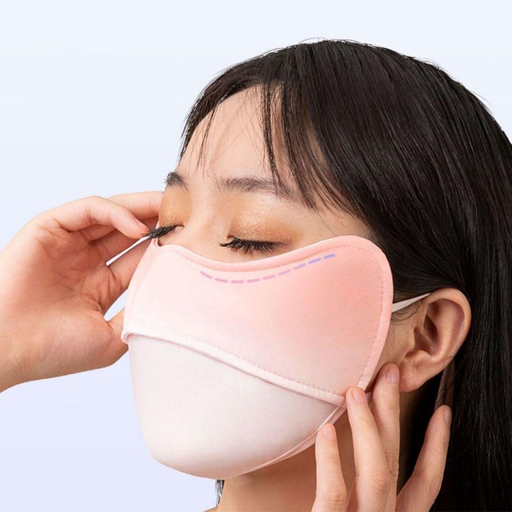 Ice Silk Sunscreen Mask Multicolor Sports Mask Creative Ultraviolet-proof Face Mask
