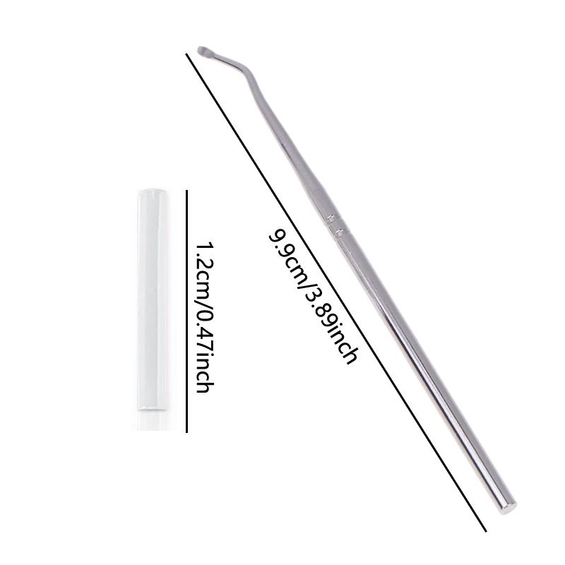 Крючок для ухода за вросшими ногтями, двухсторонний, для коррекции вросших пальцев ног, пилка для маникюра и педикюра, инструмент для ухода за чистыми ногтями ног