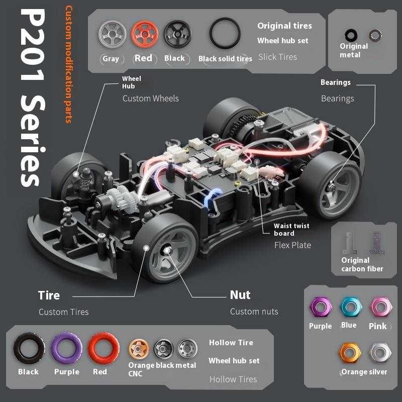 Профессиональная RC Дикая Кукла Полномасштабная Настраиваемая Высокоскоростная Машина на Радиоуправлении Игрушечная Модель Транспортного Средства для Дрифта