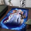 1pc Frozen Pattern Carpet Area Rug Non-slip Carpet Hand Washable Floor Mat Suitable For Living Room Bedroom Home Decor Room Decor Christmas