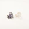Iolite Gemstone 925 Sterling Silver Jewelry Handmade Stud Earrings0.6" For Women EE-143-3
