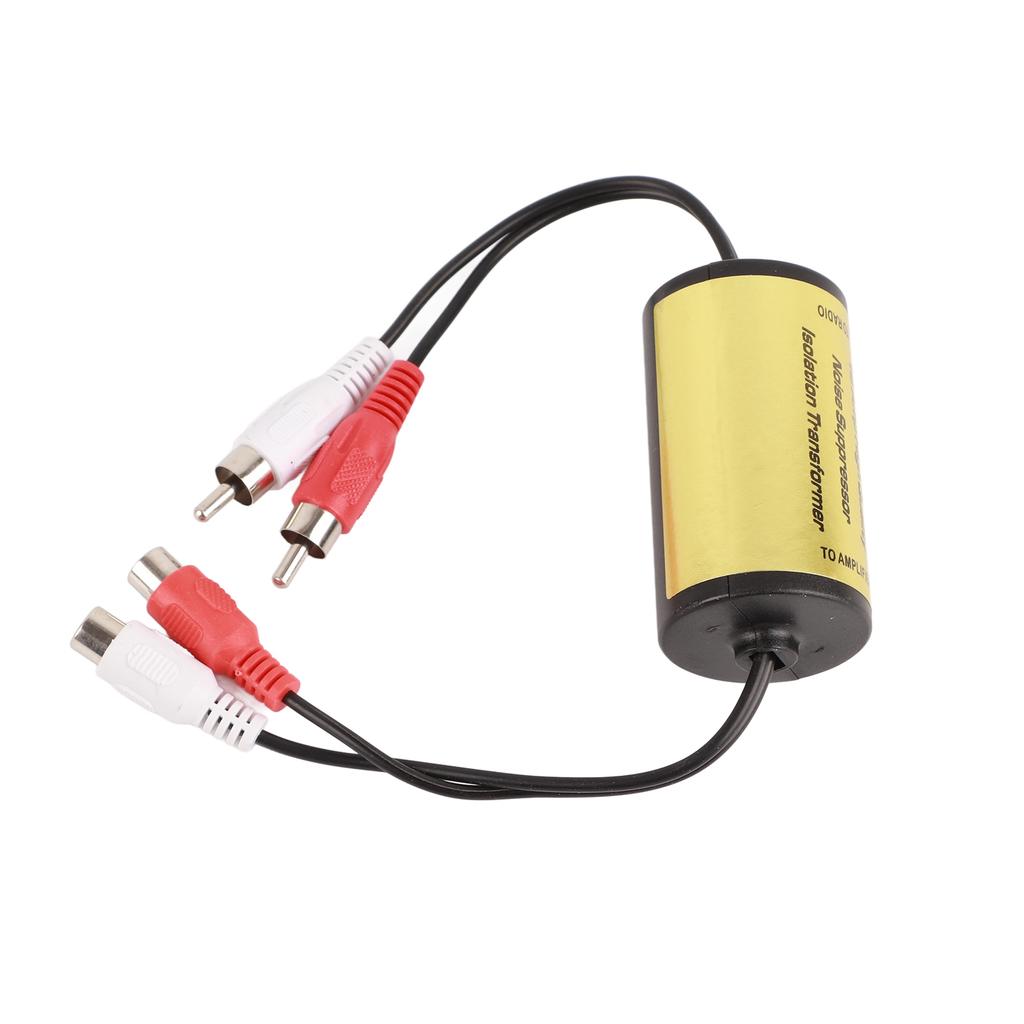 15A Noise Suppressor Stereo Anti Interference Audio Amplifier Filter Ground Loop Noise Isolator