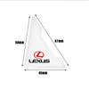 SKIA7 Interior Stickers 2/4Pcs Car Door Corner Cover Bumper Collision Anti-scratch Stickers Accessories For Lexus LS LC IS350 ES300h E