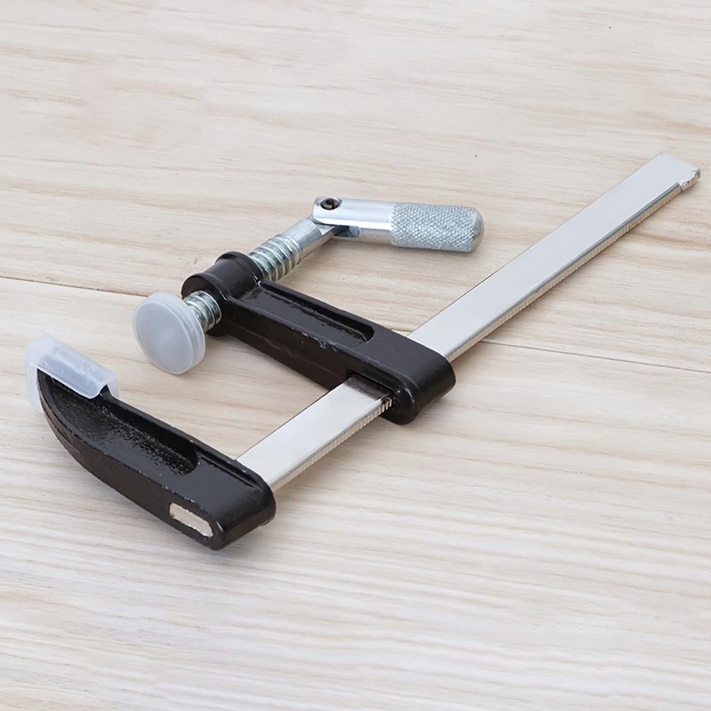 Набор стальных струбцин, 2 шт., 12 дюймов (2) Среднепрочная F-струбцина, регулируемая и быстросъемная, предел нагрузки 600 фунтов, для деревообработки