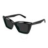 Saint Laurent Dark Grey Cat Eye Ladies Sunglasses Sl 657 001 54