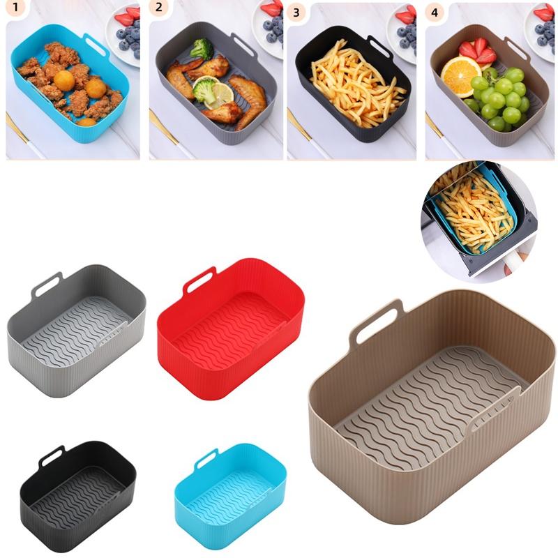 Non-stick Silicone Pot For Air Fryer Replacement Flexible And Durable Baking Tray