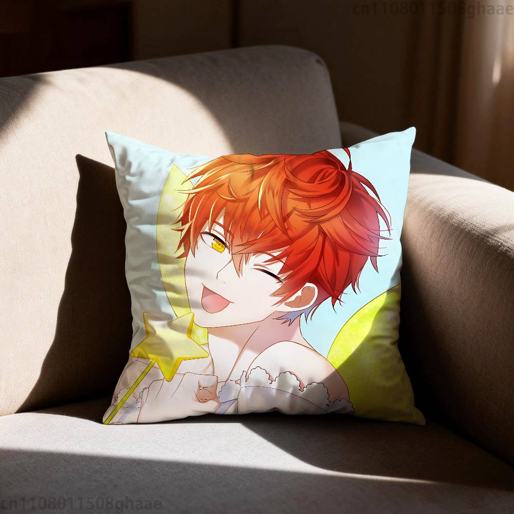 Игра Mystic Messenger Наволочка Диван Гостиная Спальня Изголовье Спинка Подушка Квадратная Подушка Время Сна