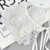 Beaded Lace Embroidery Fake Collar Versatile Collar Shirt Sweater Collar Decorative Accessories Small Shawl