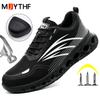 Lightweight Safety Shoes Men New Sneakers Steel Toe Shoes Puncture-Proof Work Shoes Protection Boots Security Shoes Non-slip