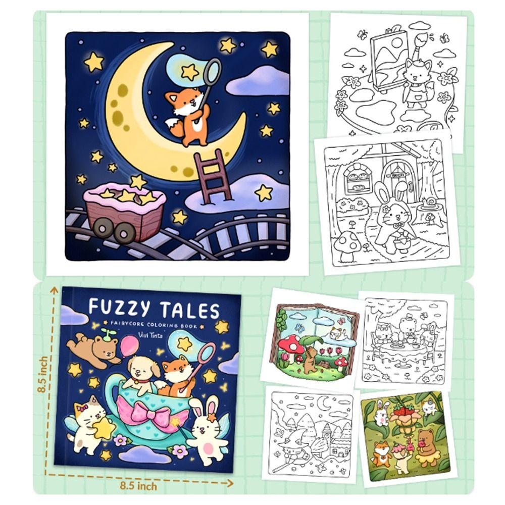 Книжка-раскраска для снятия стресса Моменты для девочек Дудлы Книга Книга для граффити для взрослых и подростков