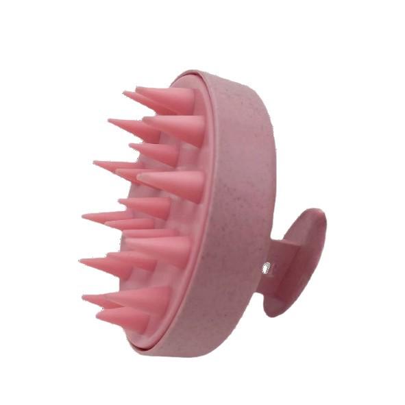 Набор шампуня и массажной щетки для кожи головы из пшеничной соломы для окрашивания и ополаскивания волос