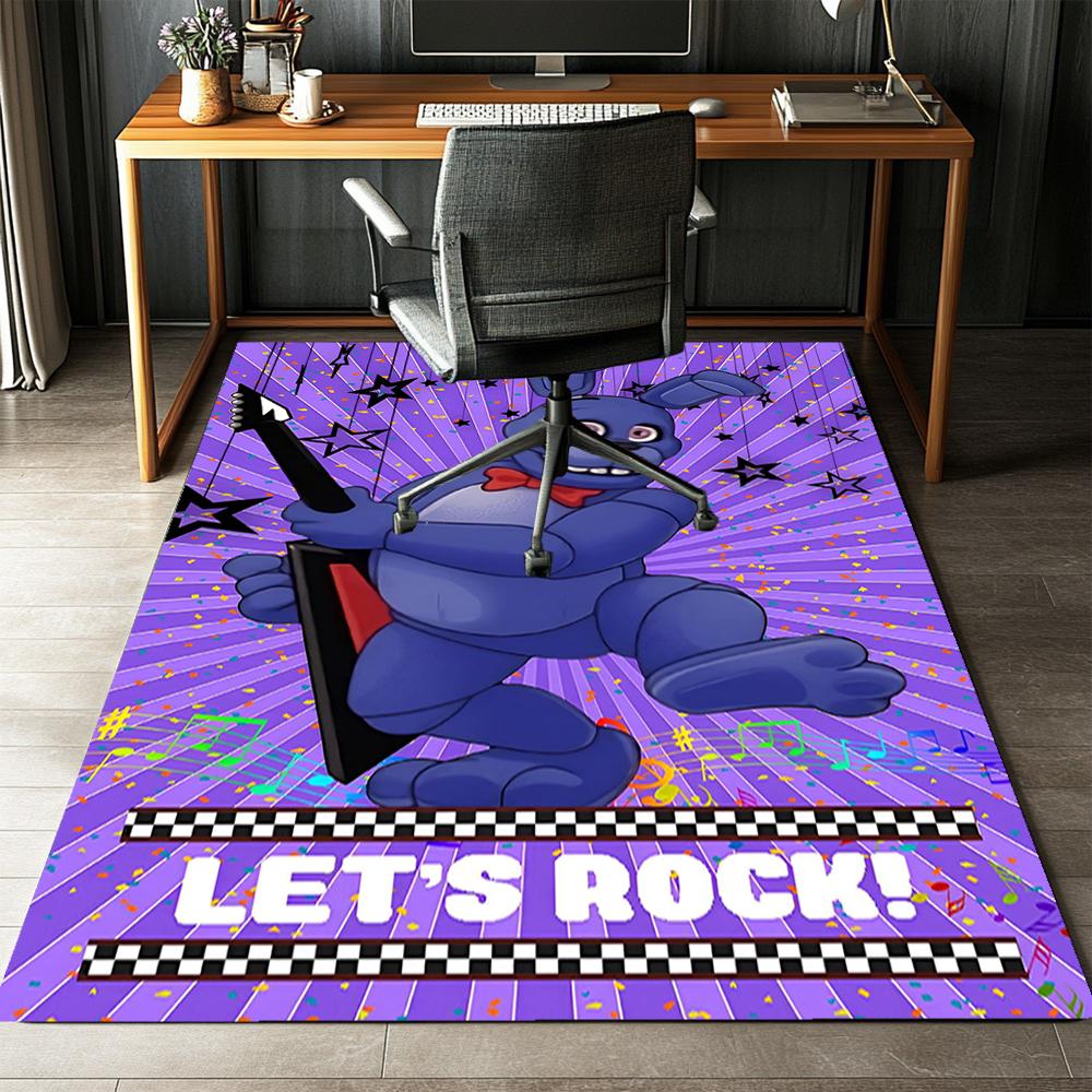 Freddy Printed Carpet Rug for Office Chair Living Room Bedroom Kitchen Room Decor Gifts