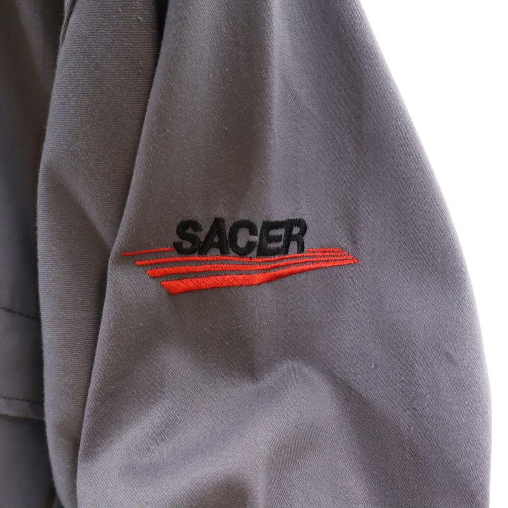 MULLIEZ 80-е Евро Спецодежда Винтаж С подкладкой Куртка 104-108 Серый Мужская Б/У