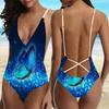 Хит продаж и популярный женский модный топ-камезоль с принтом бабочки и купальник с открытой спиной