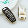 Мягкий ТПУ автомобильный чехол для смарт-ключа для A6 A7 A8 E-tron Q5 Q8 C8 D5, автостайлинг, защитный чехол, держатель, аксессуары