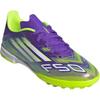 Adidas F50 League Slip Resistant Low top Kids' Soccer Shoes Purple/White/Bright Lemon Kids' JI0000