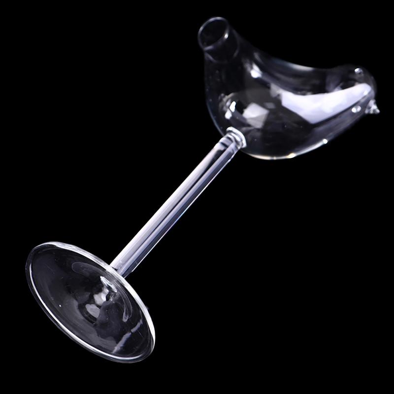 Прозрачные коктейльные бокалы в форме птицы с высоким сараем, бокал для вина, чашка для питья